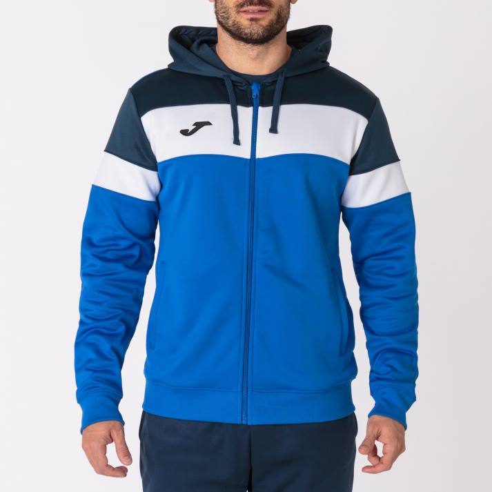 Joma 82P4R333 الأزرق الملكي الأزرق الداكن طاقم سترة مقنعين الرابع رجال