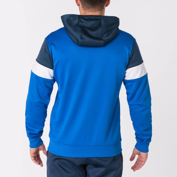 Joma 82P4R333 الأزرق الملكي الأزرق الداكن طاقم سترة مقنعين الرابع رجال