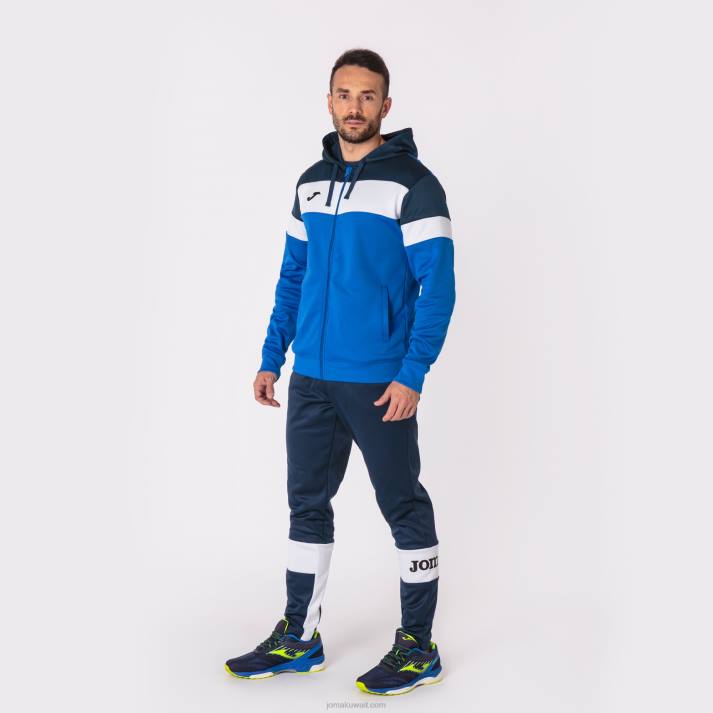 Joma 82P4R333 الأزرق الملكي الأزرق الداكن طاقم سترة مقنعين الرابع رجال