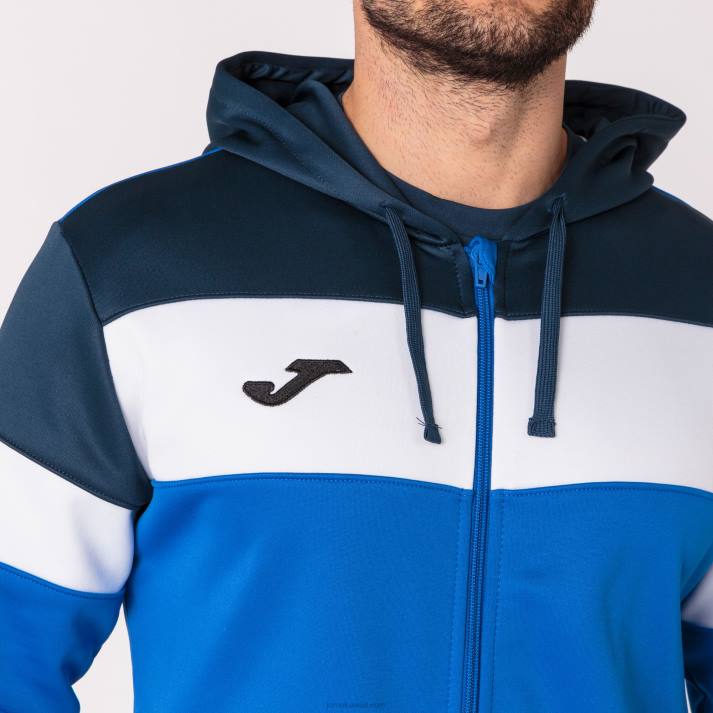 Joma 82P4R333 الأزرق الملكي الأزرق الداكن طاقم سترة مقنعين الرابع رجال