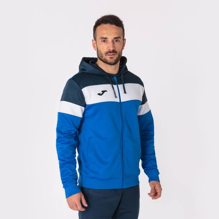 Joma 82P4R333 الأزرق الملكي الأزرق الداكن طاقم سترة مقنعين الرابع رجال