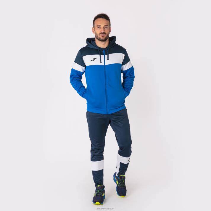 Joma 82P4R333 الأزرق الملكي الأزرق الداكن طاقم سترة مقنعين الرابع رجال