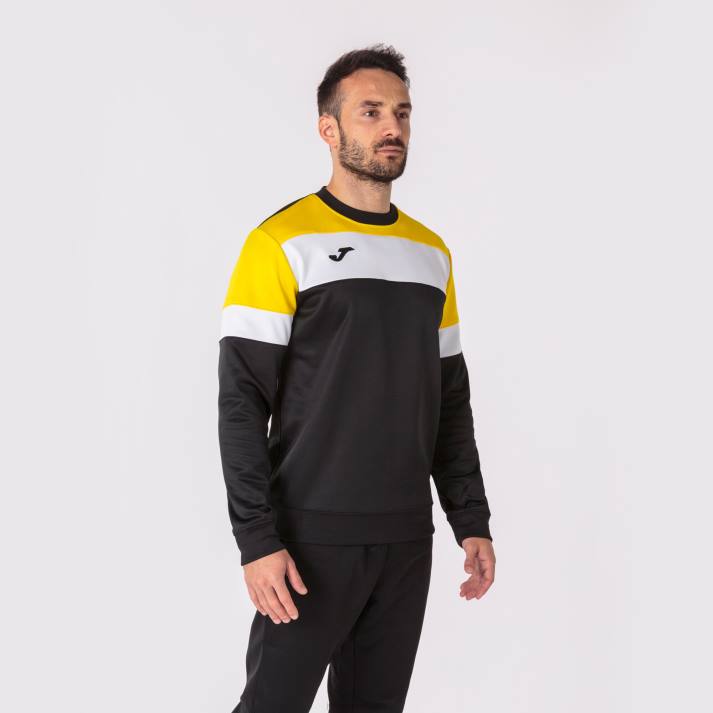 Joma 82P4R335 أسود أصفر أبيض طاقم قميص من النوع الثقيل الرابع رجال