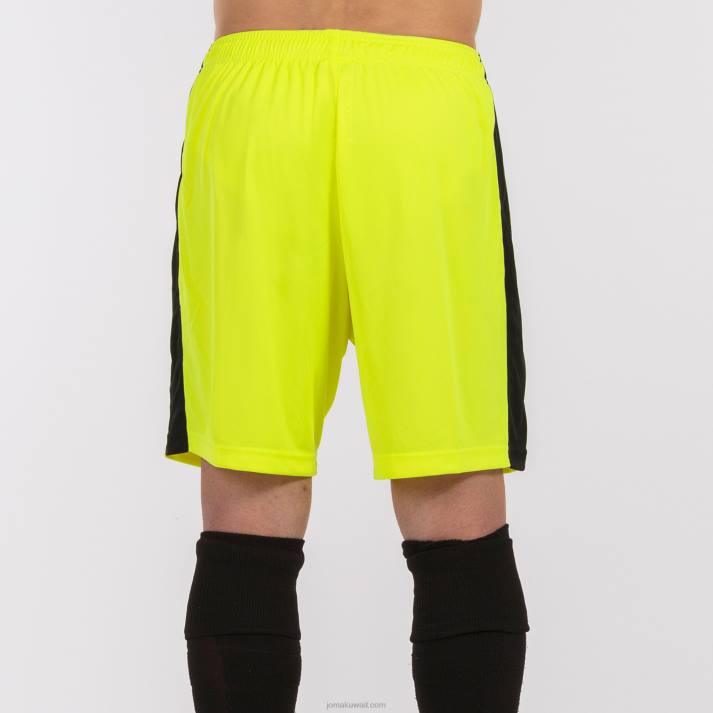 Joma 82P4R3364 نيون أصفر أسود شورت ماكسي رجال
