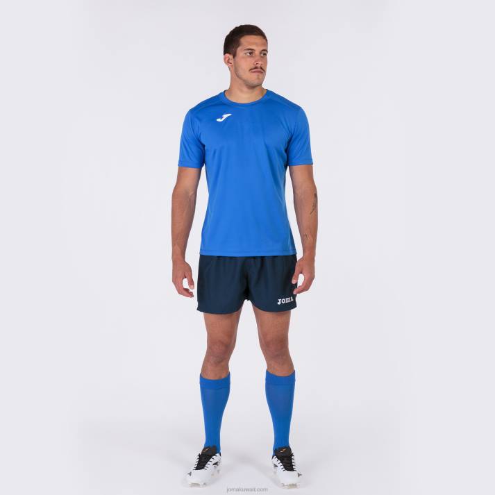 Joma 82P4R3369 الأزرق الملكي قميص قصير الأكمام قوي رجال