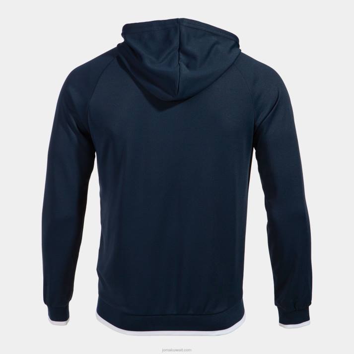 Joma 82P4R336 الأزرق الداكن الأبيض سوبر نوفا II سترة مقنعين رجال