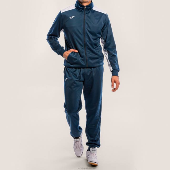 Joma 82P4R3378 الأزرق الداكن الأبيض أكاديمية رياضية رجال