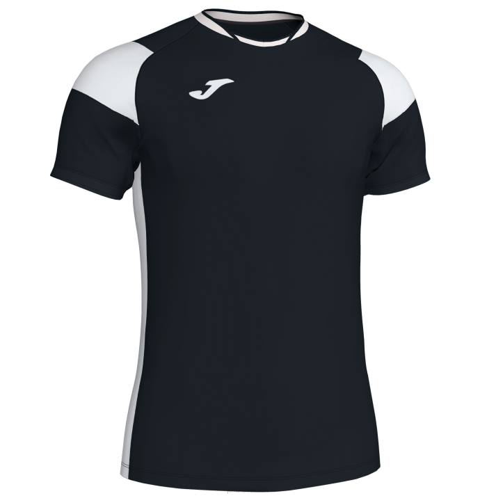 Joma 82P4R3387 أسود أبيض قميص قصير الأكمام طاقم ثالثا رجال