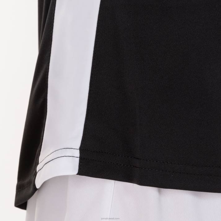 Joma 82P4R3387 أسود أبيض قميص قصير الأكمام طاقم ثالثا رجال