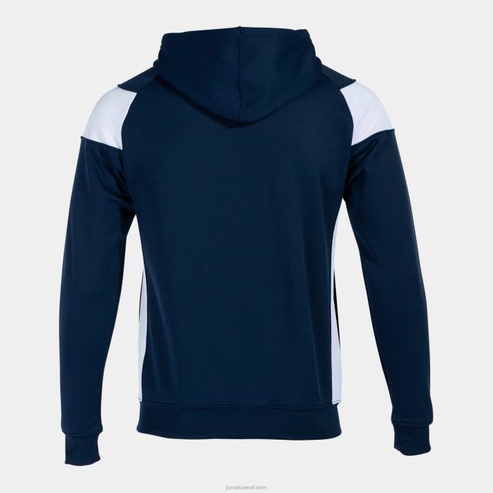 Joma 82P4R3388 الأزرق الداكن الأبيض طاقم سترة مقنعين ثالثا رجال