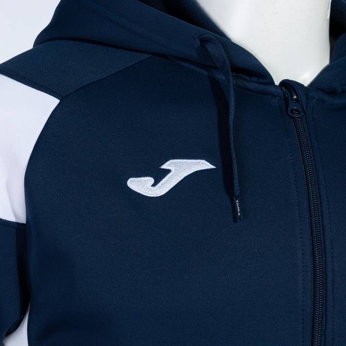 Joma 82P4R3388 الأزرق الداكن الأبيض طاقم سترة مقنعين ثالثا رجال