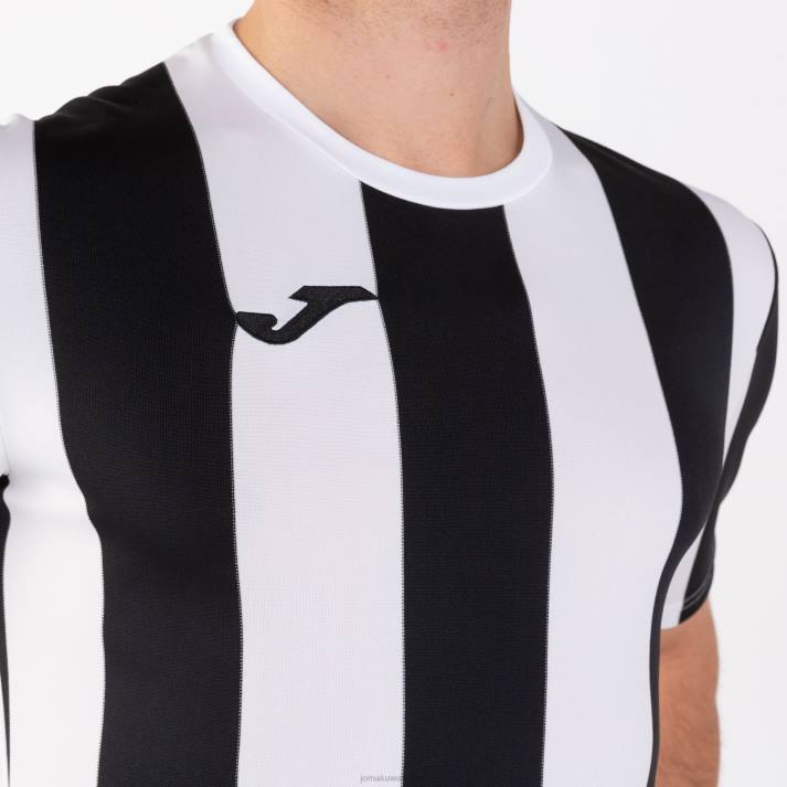 Joma 82P4R3391 أبيض أسود قميص بأكمام قصيرة بين رجال