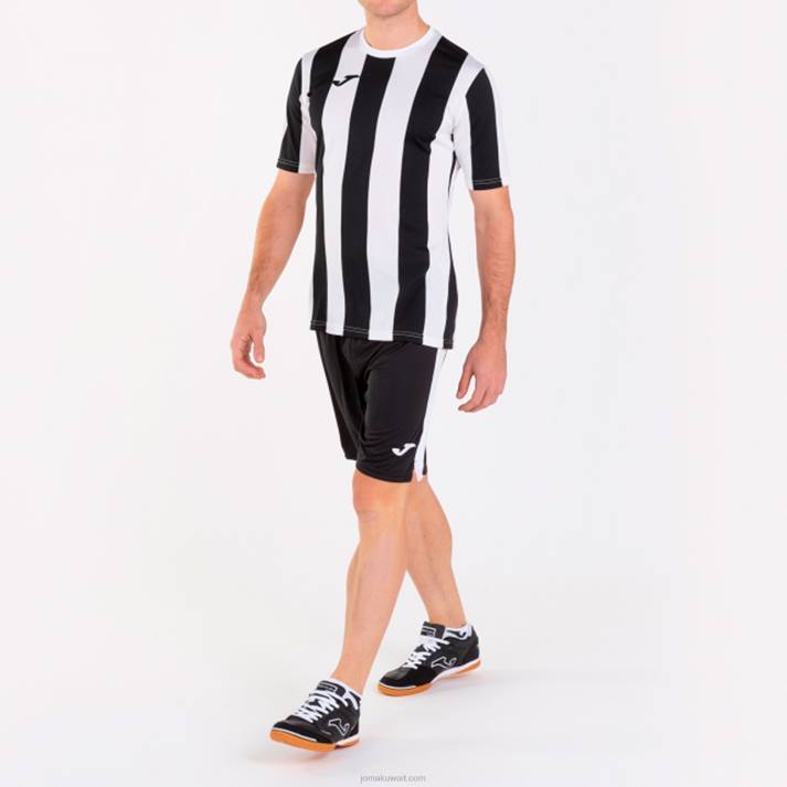 Joma 82P4R3391 أبيض أسود قميص بأكمام قصيرة بين رجال