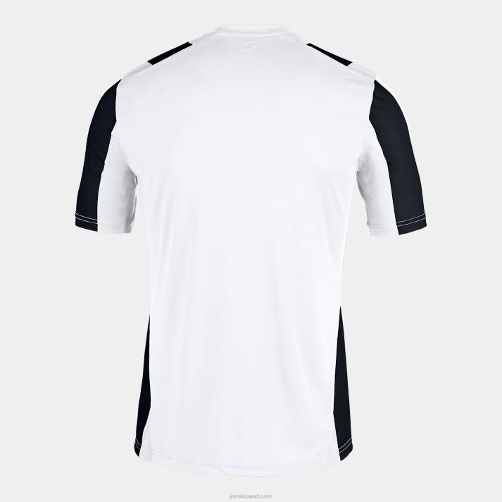 Joma 82P4R3391 أبيض أسود قميص بأكمام قصيرة بين رجال