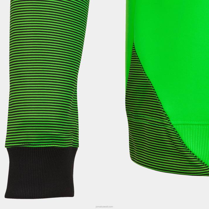 Joma 82P4R3398 نيون أخضر أسود قميص من النوع الثقيل أساسي الثاني رجال