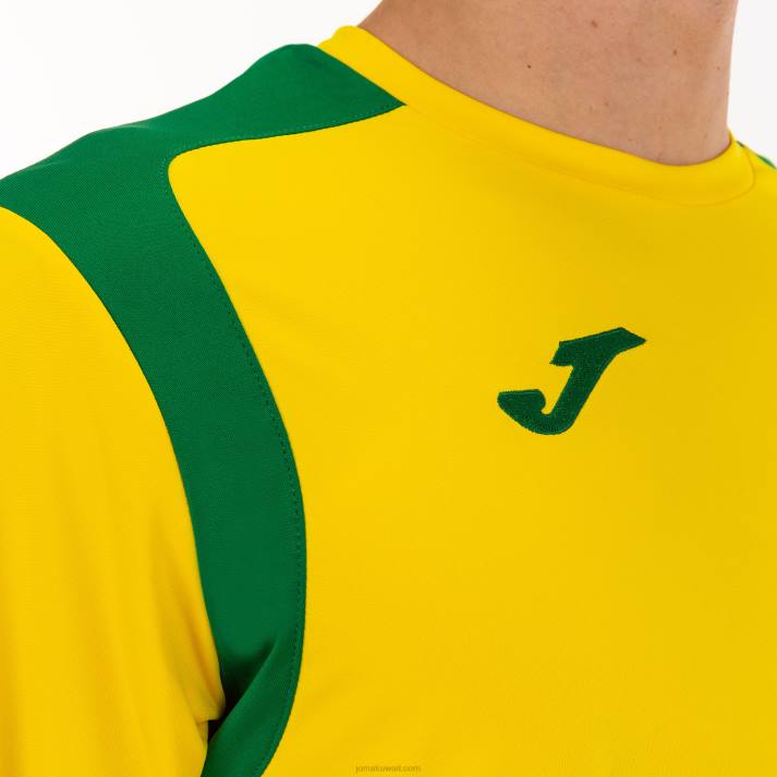 Joma 82P4R3400 الأخضر الأصفر بطولة القميص بأكمام طويلة v رجال