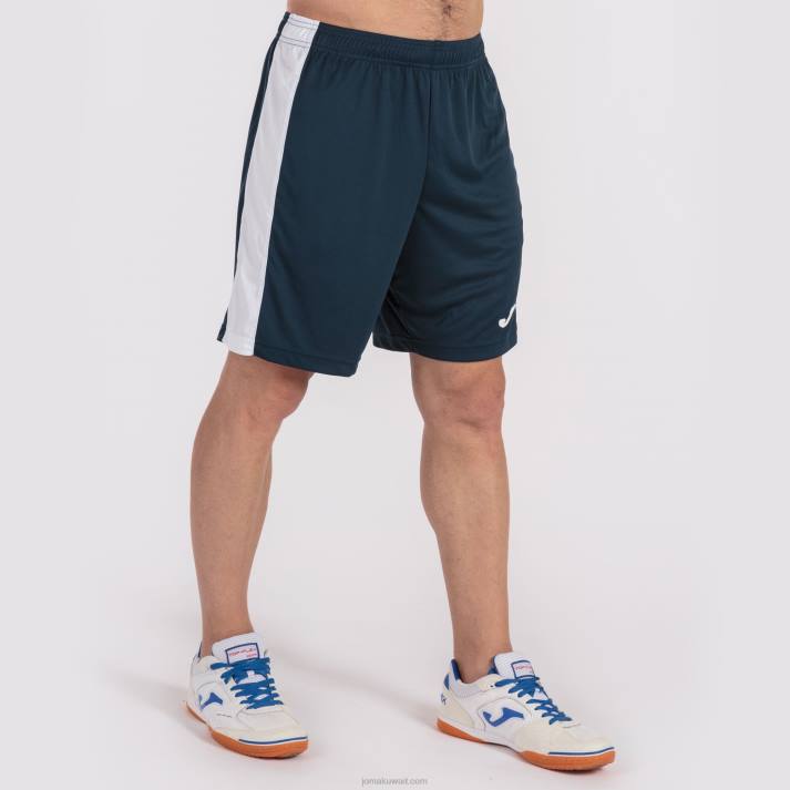 Joma 82P4R3409 الأزرق الداكن الأبيض شورت ماكسي رجال