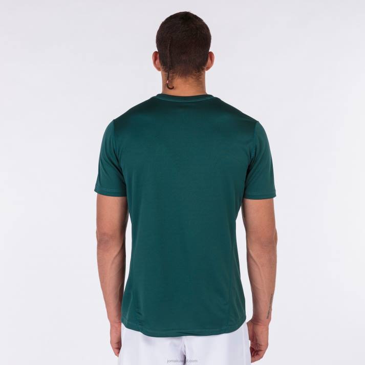 Joma 82P4R3410 أخضر قميص قصير الأكمام قوي رجال