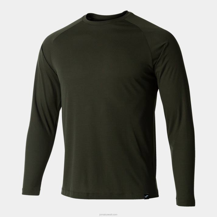 Joma 82P4R3419 الكاكي قميص طويل الأكمام r-combi رجال