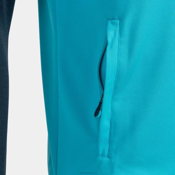 Joma 82P4R3428 الفلورسنت الفيروز الأزرق الداكن سوبر نوفا II سترة مقنعين رجال