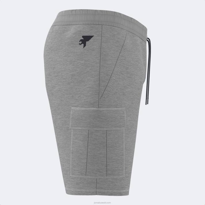 Joma 82P4R3453 مزيج الرمادي شورت برمودا كاليفورنيا رجال