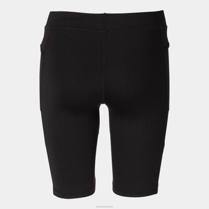 Joma 82P4R3455 أسود لباس ضيق قصير النخبة التاسع