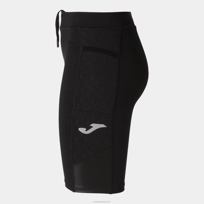 Joma 82P4R3455 أسود لباس ضيق قصير النخبة التاسع