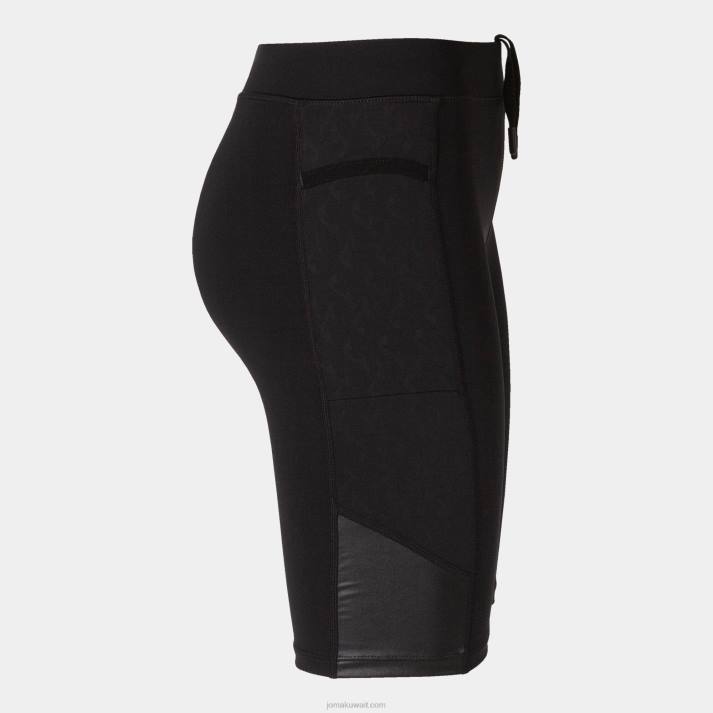 Joma 82P4R3455 أسود لباس ضيق قصير النخبة التاسع