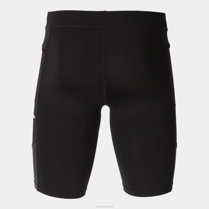 Joma 82P4R3455 أسود لباس ضيق قصير النخبة التاسع