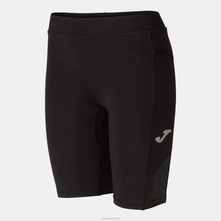 Joma 82P4R3455 أسود لباس ضيق قصير النخبة التاسع