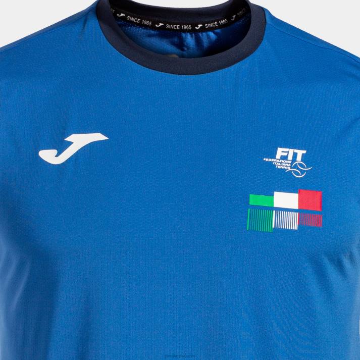 Joma 82P4R3462 الأزرق الملكي بلا أكمام تي شيرت الاتحاد الإيطالي للتنس