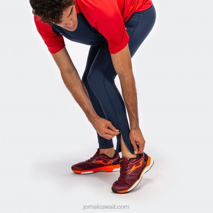 Joma 82P4R3470 الأزرق الداكن سجل لباس ضيق طويل رجال