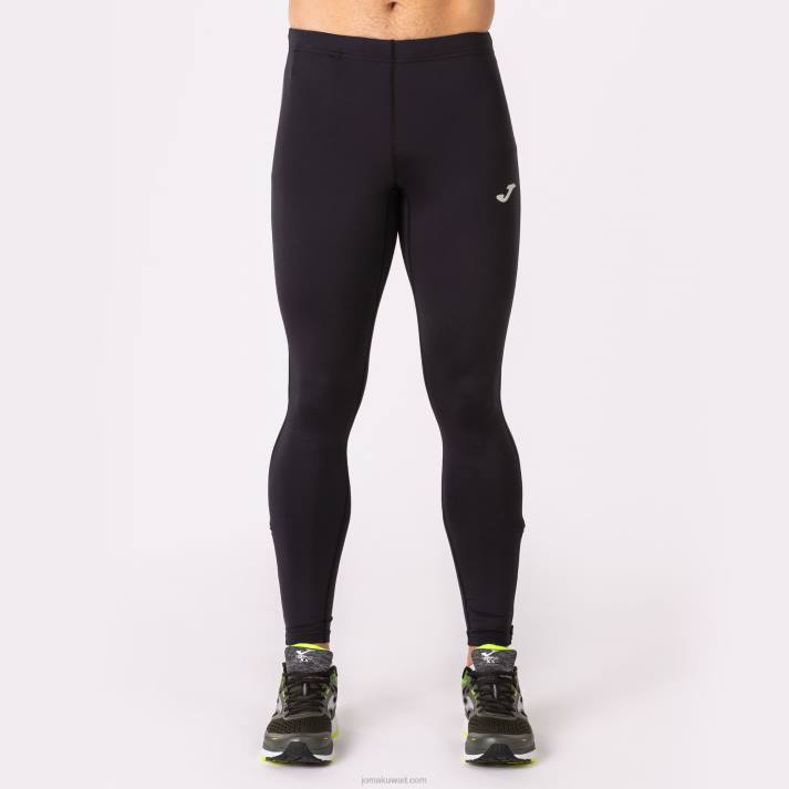 Joma 82P4R3473 أسود سجل لباس ضيق طويل رجال