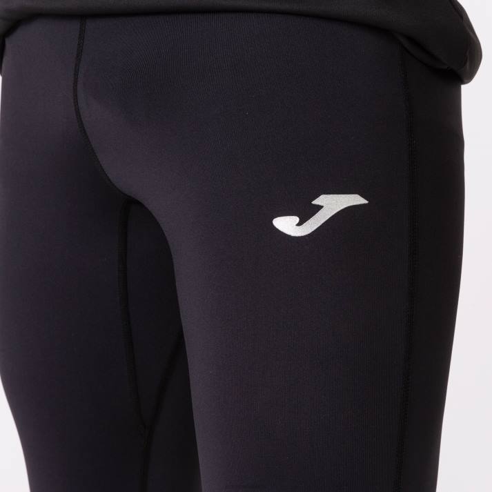 Joma 82P4R3473 أسود سجل لباس ضيق طويل رجال