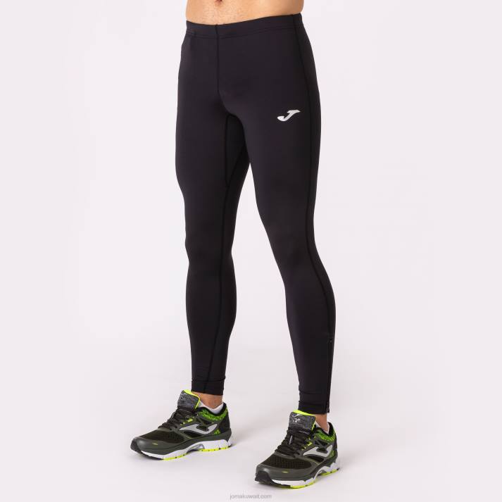 Joma 82P4R3473 أسود سجل لباس ضيق طويل رجال