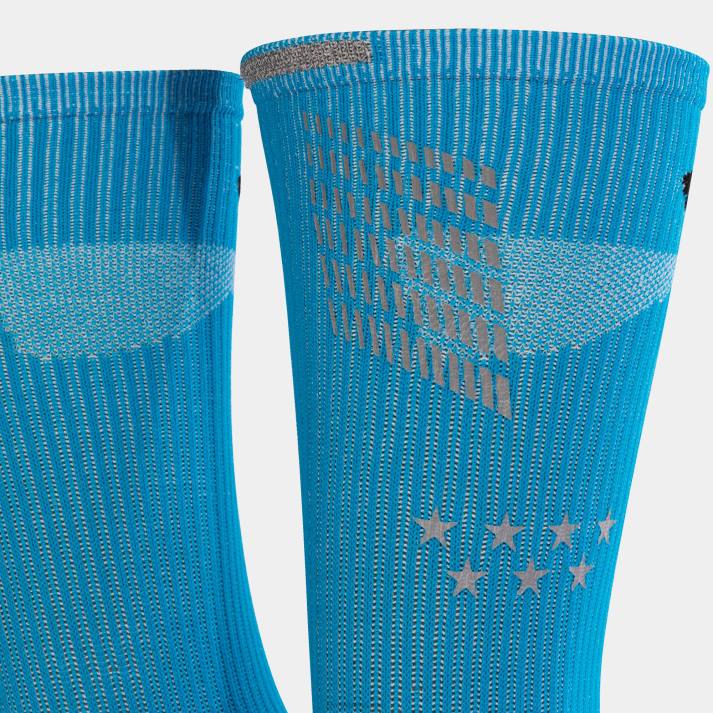 Joma 82P4R3481 أزرق نصف ماراثون الجوارب مدريد