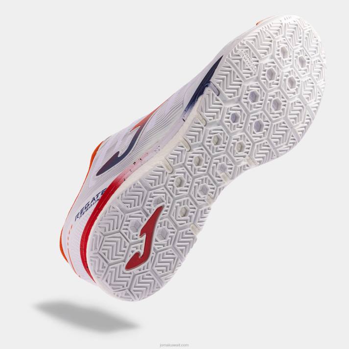 Joma 82P4R3493 أبيض حذاء كرة الصالات ينظم انتعاش 22 داخلي