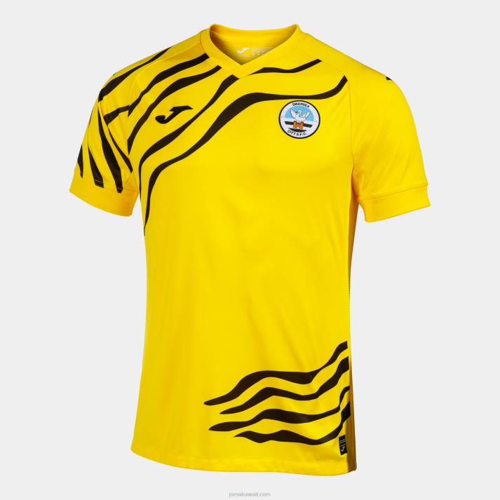 Joma 82P4R3497 أصفر قميص كم قصير حارس المرمى سوانسي 22/23