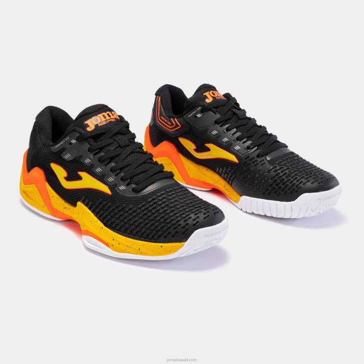 Joma 82P4R3506 برتقالة سوداء حذاء t.ace 23 hard court رجال