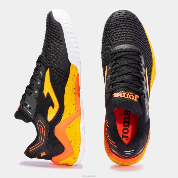 Joma 82P4R3506 برتقالة سوداء حذاء t.ace 23 hard court رجال