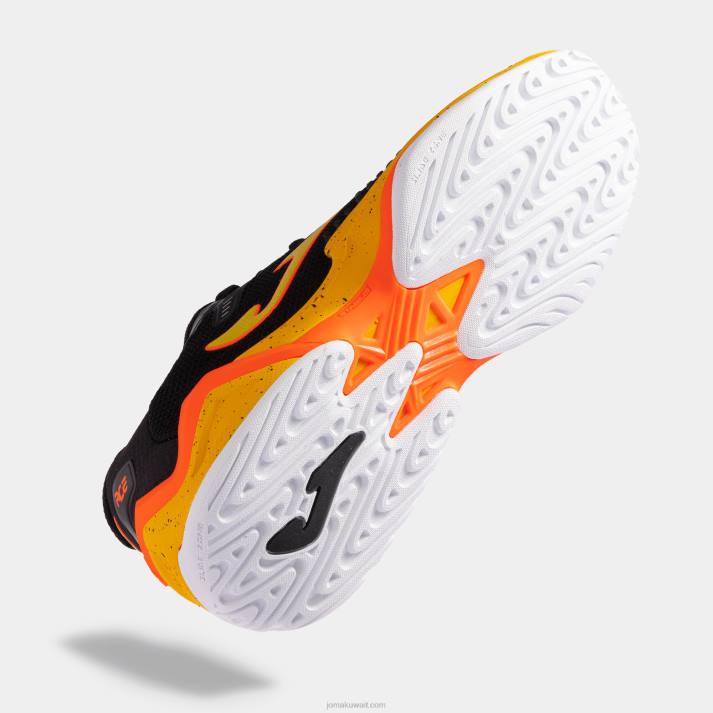 Joma 82P4R3506 برتقالة سوداء حذاء t.ace 23 hard court رجال