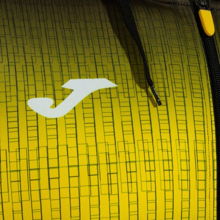 Joma 82P4R3508 أصفر مسود جاكيت بغطاء رأس Tiger v رجال