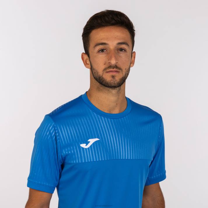 Joma 82P4R3516 الأزرق الملكي قميص قصير الأكمام مونتريال رجال
