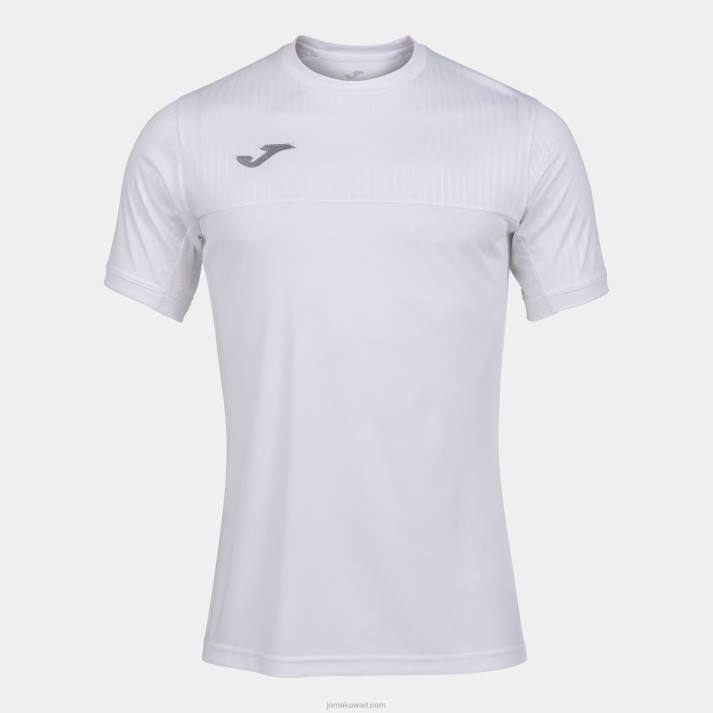 Joma 82P4R3518 أبيض قميص قصير الأكمام مونتريال رجال