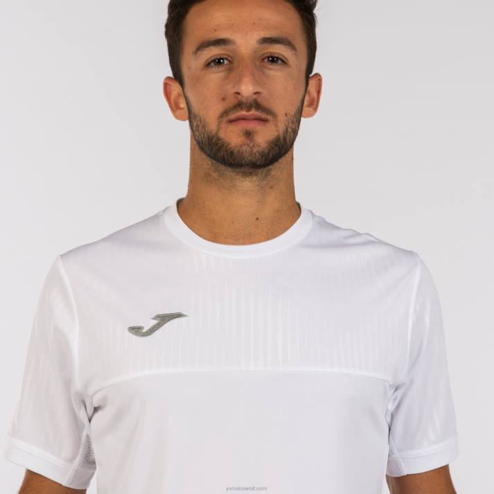 Joma 82P4R3518 أبيض قميص قصير الأكمام مونتريال رجال
