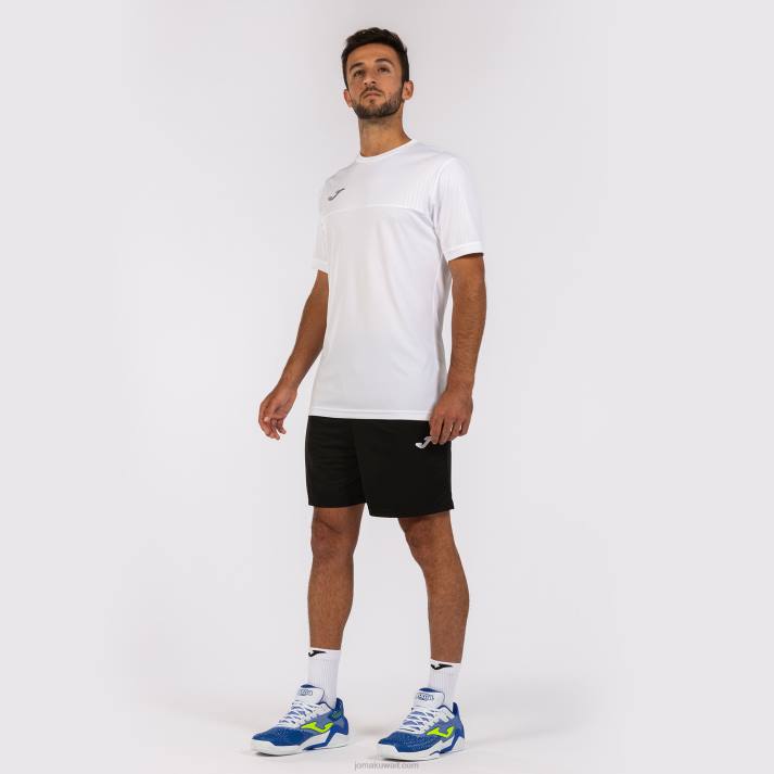 Joma 82P4R3518 أبيض قميص قصير الأكمام مونتريال رجال