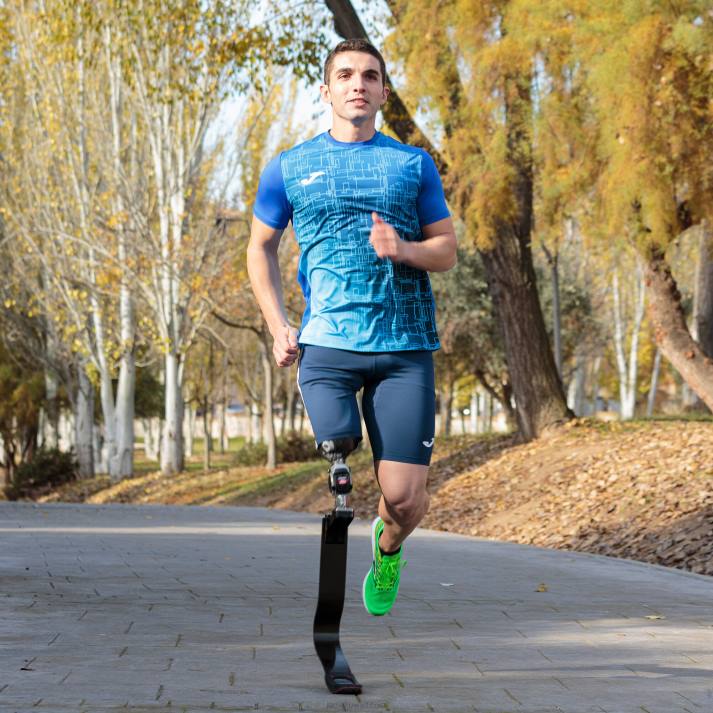 Joma 82P4R3522 الأزرق الملكي قميص قصير الأكمام النخبة الثامن رجال