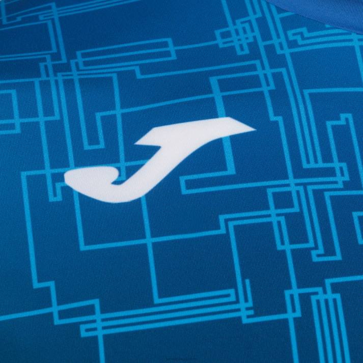 Joma 82P4R3522 الأزرق الملكي قميص قصير الأكمام النخبة الثامن رجال