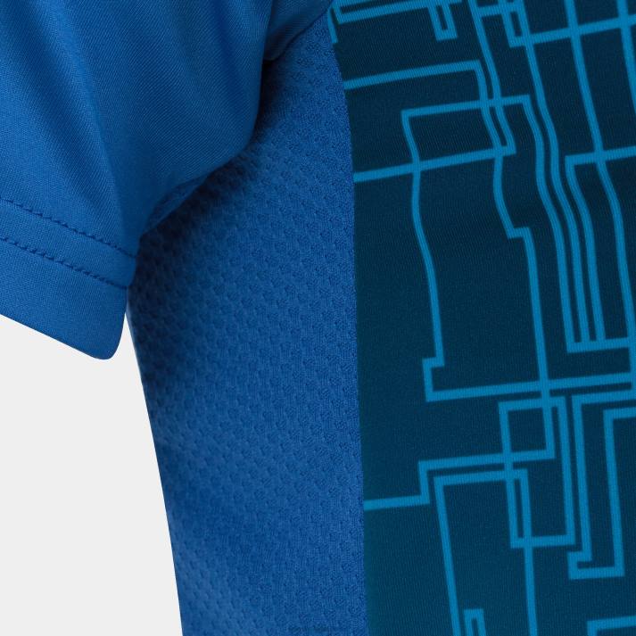 Joma 82P4R3522 الأزرق الملكي قميص قصير الأكمام النخبة الثامن رجال