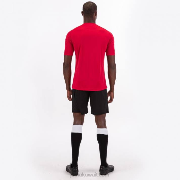 Joma 82P4R3529 أحمر قميص نمر كم قصير رجال